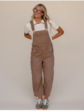 Free People Deep Trance Overalls | Brown