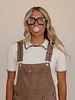 Free People Deep Trance Overalls | Brown