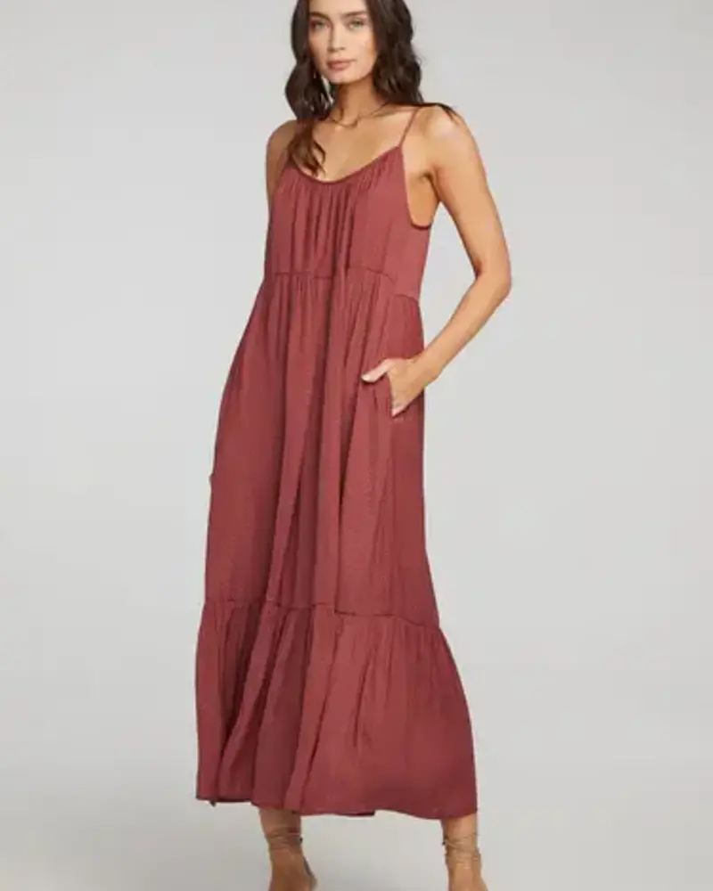 Salt Water Lux Cline Tank Midi Dress