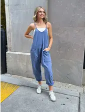 Free People Hot Shot Onesie | Indigo