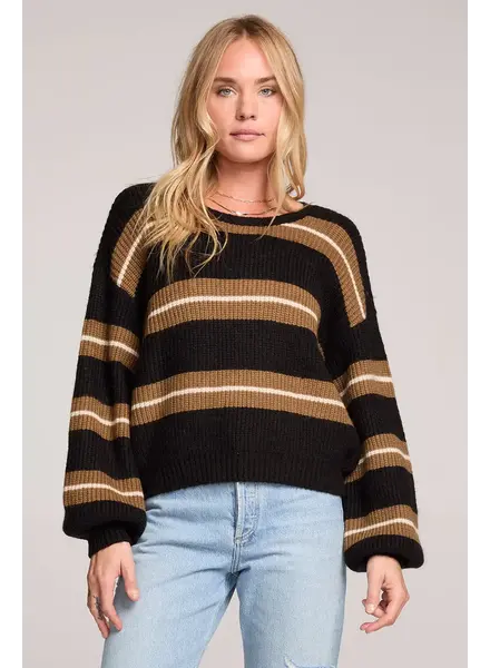 Salt Water Lux Mimi Black Sweater