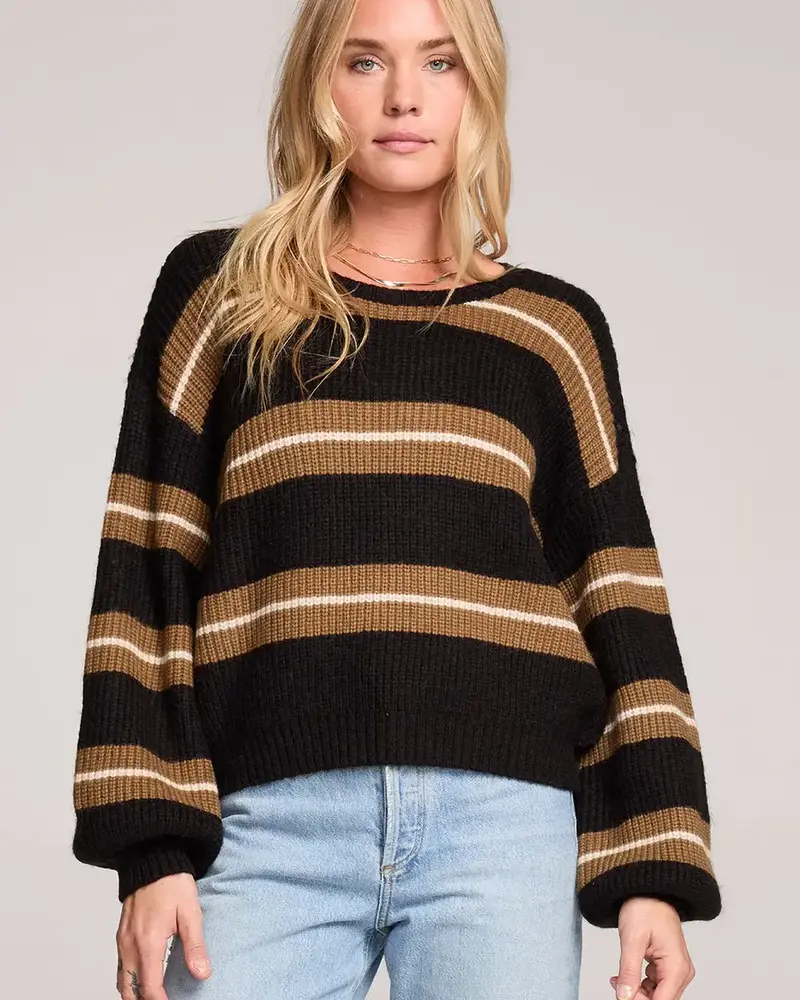 Salt Water Lux Mimi Black Sweater