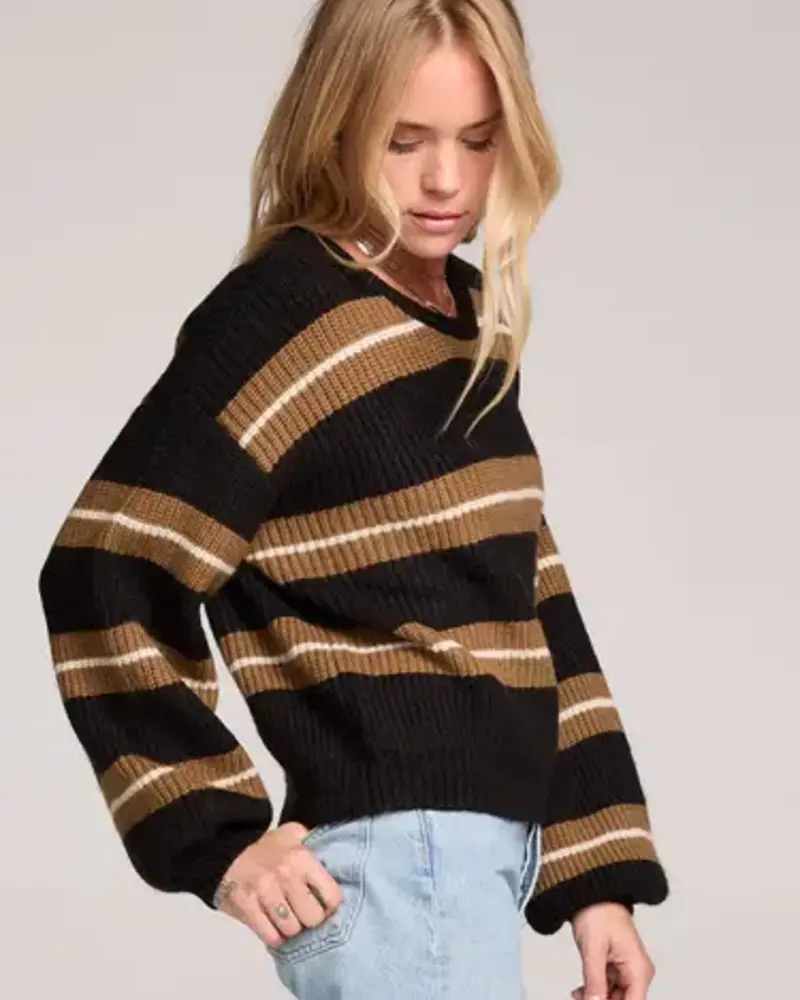 Salt Water Lux Mimi Black Sweater