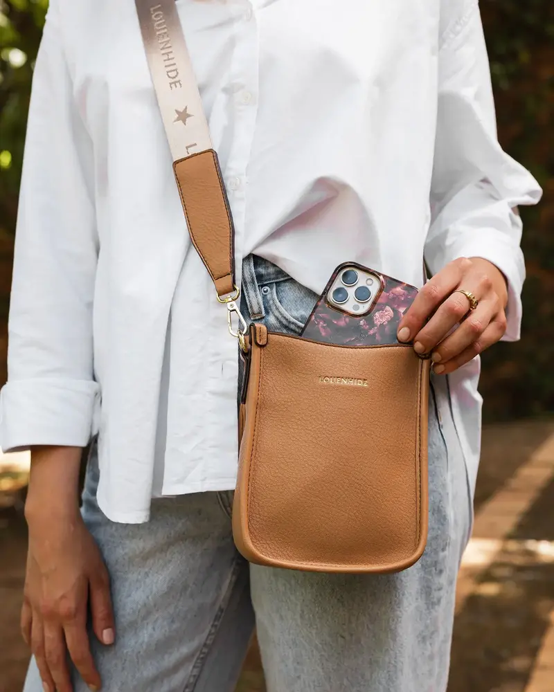 Louenhide Parker Crossbody Bag | Caramel