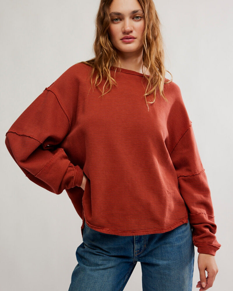 Free People Total Eclipse Tee | Spiced Rum