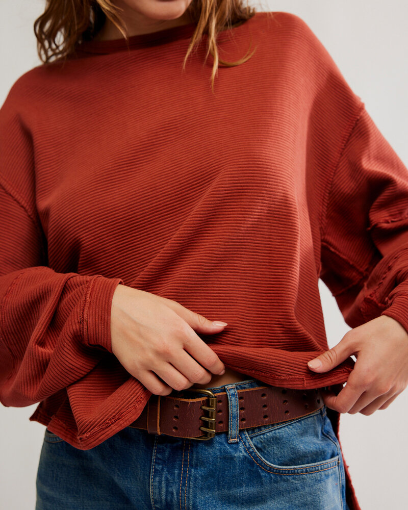 Free People Total Eclipse Tee | Spiced Rum