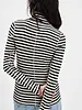 Free People Good Good Stripe Turtleneck | Black Combo