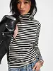 Free People Good Good Stripe Turtleneck | Black Combo