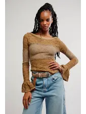 Free People Lace Layering Long Sleeve | Dutch Cocoa