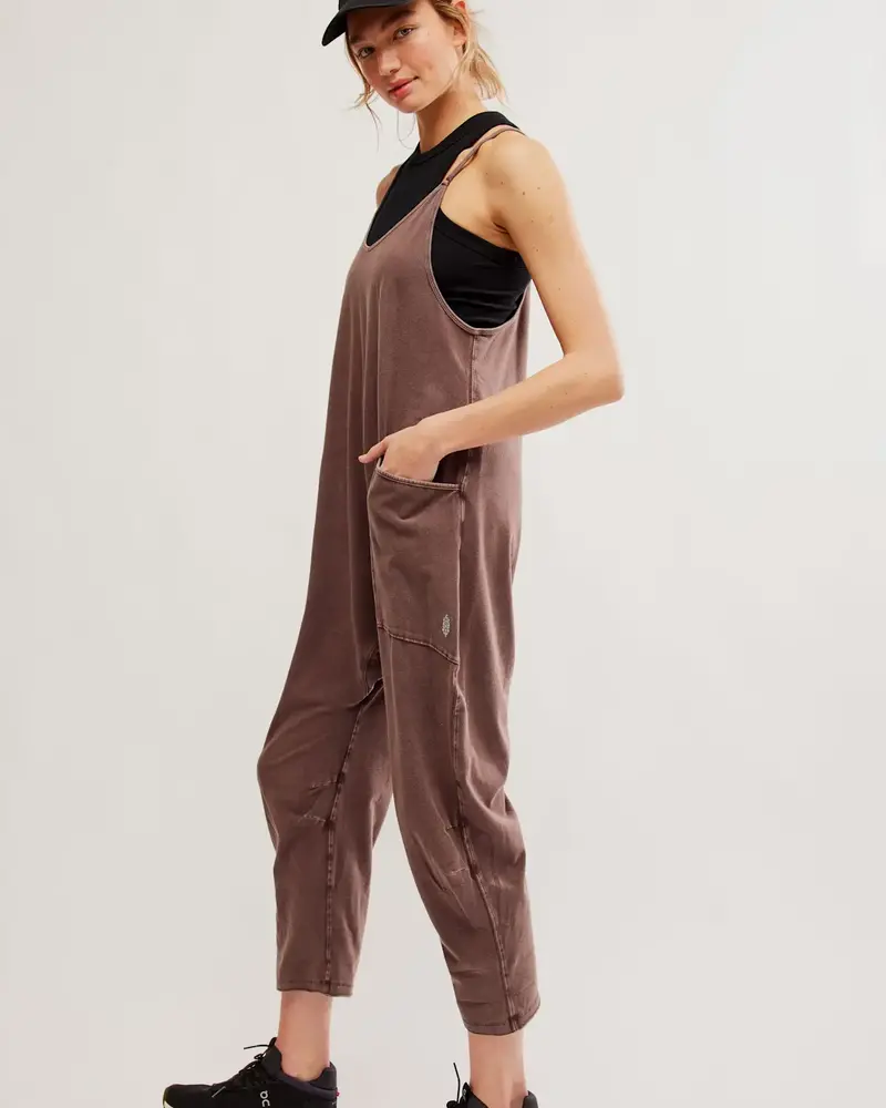 Free People Hot Shot Onesie | Dark Espresso