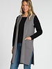 Lainey Long Vest | Grey