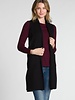 Lainey Long Vest | Black