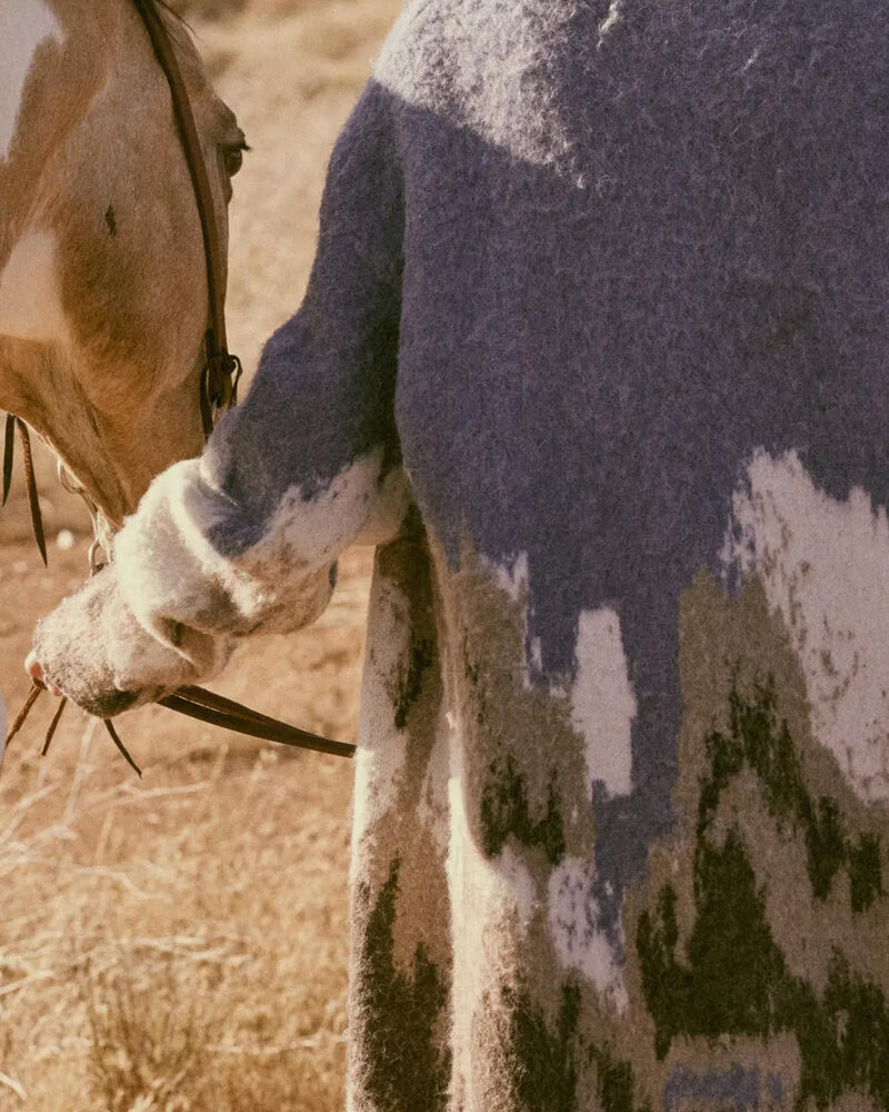 Mountain Jacquard-Knit Cardigan