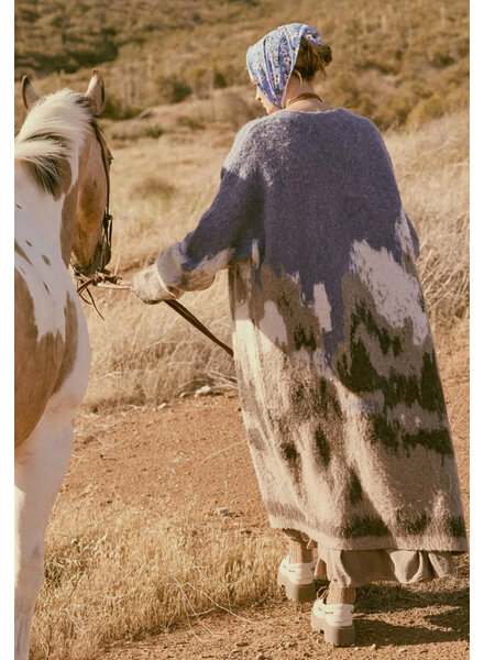 Mountain Jacquard-Knit Cardigan