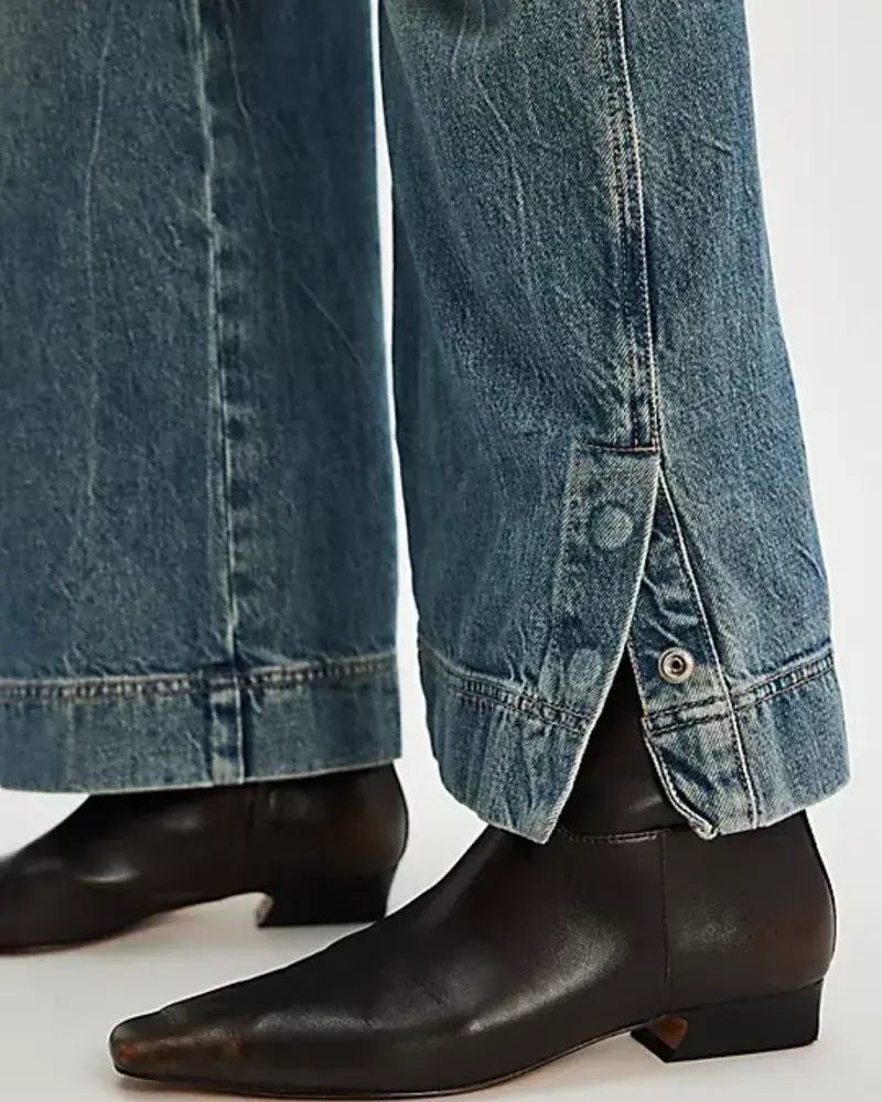 Free People Easy Does It Vegan Ankle Boots | Chocolate