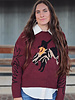 Rodeo Boot Stitch Sweater | Maroon
