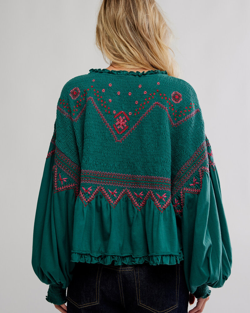 Free People Holly Long Sleeve Knit Top