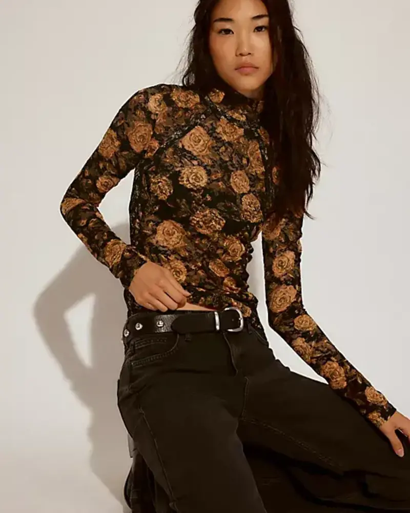 Free People Lyric Long Sleeve | Black