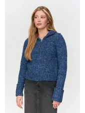 24Colors Veronica Knit Cardigan | Blue