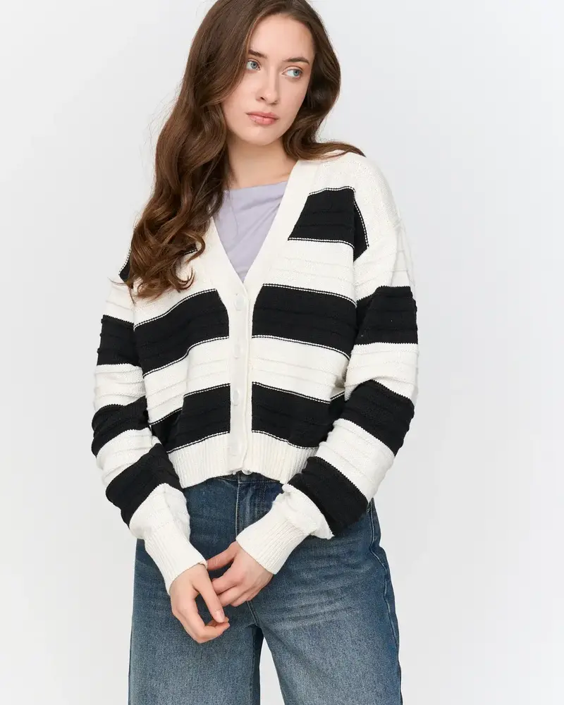 24Colors Verna Cardigan | Black