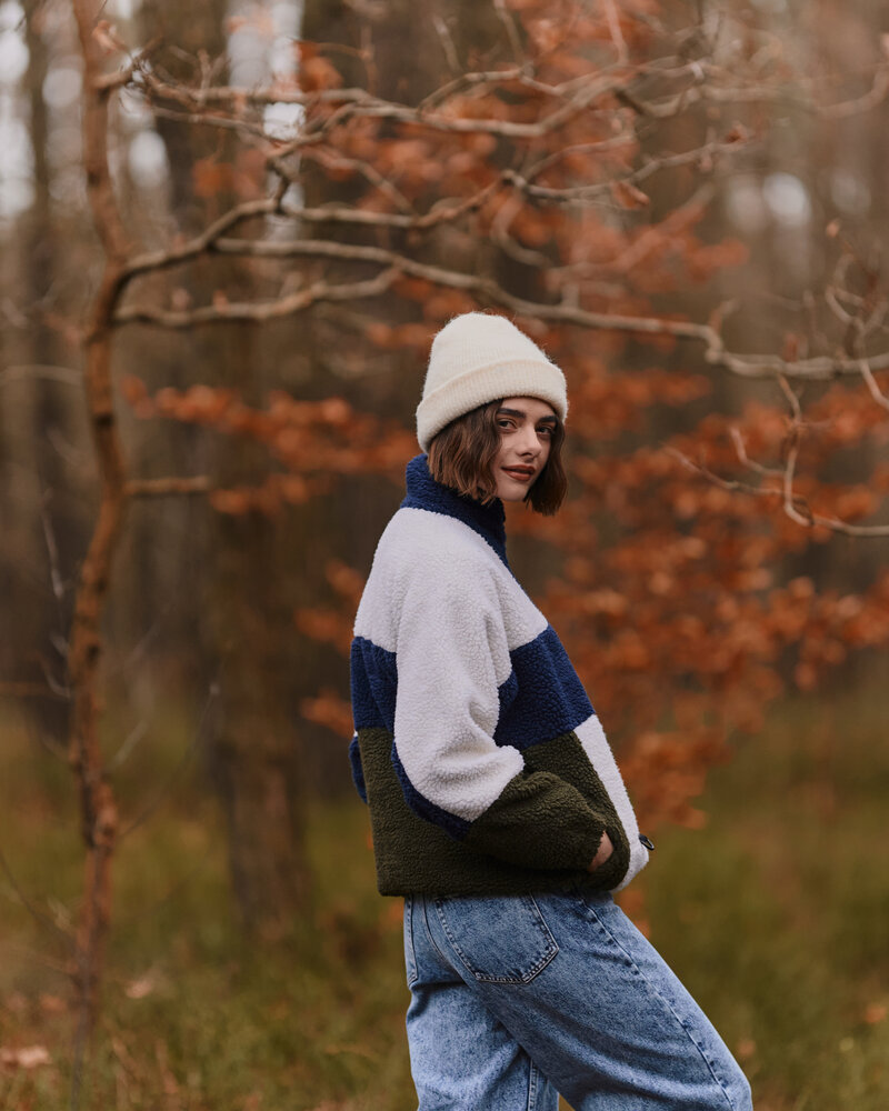 24Colors Kennedy Multi Pullover | Blue