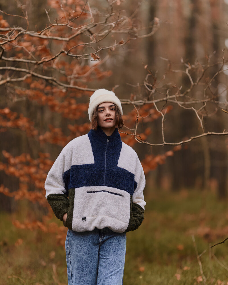 24Colors Kennedy Multi Pullover | Blue