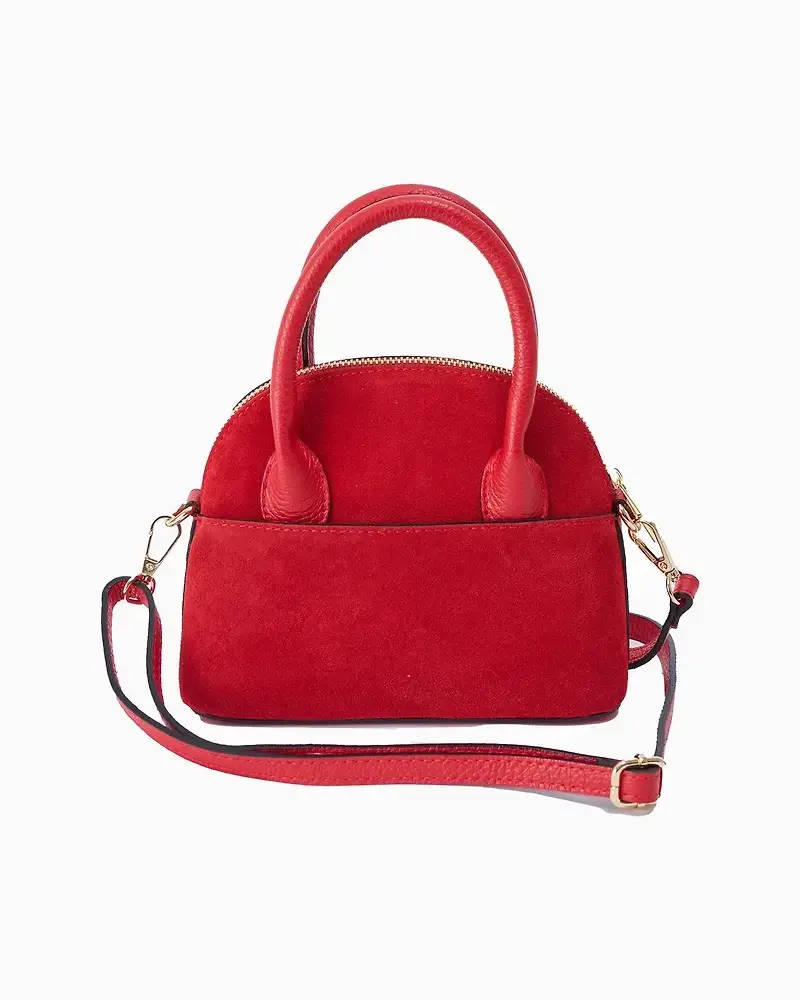 Astrid Besty Leather Bag | Red