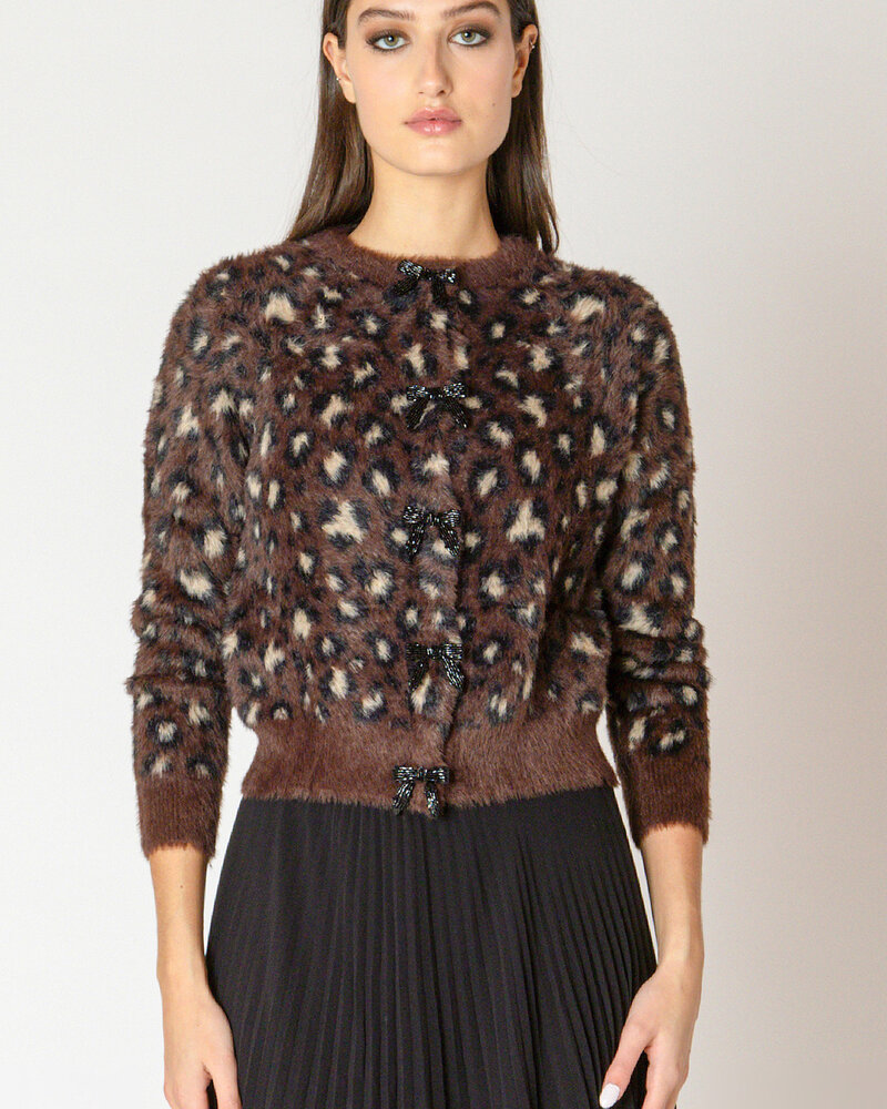 Eden Leopard Cardigan