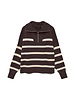 Vero Moda Saba Stripe Sweater | Chocolate