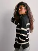 Vero Moda Saba Stripe Sweater | Black