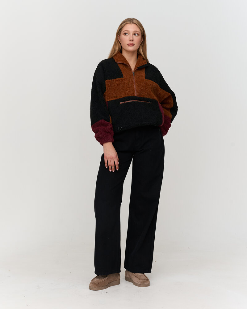 Kennedy Multi Pullover | Burgundy