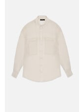 Grayson Sheer Shirt | Ecru