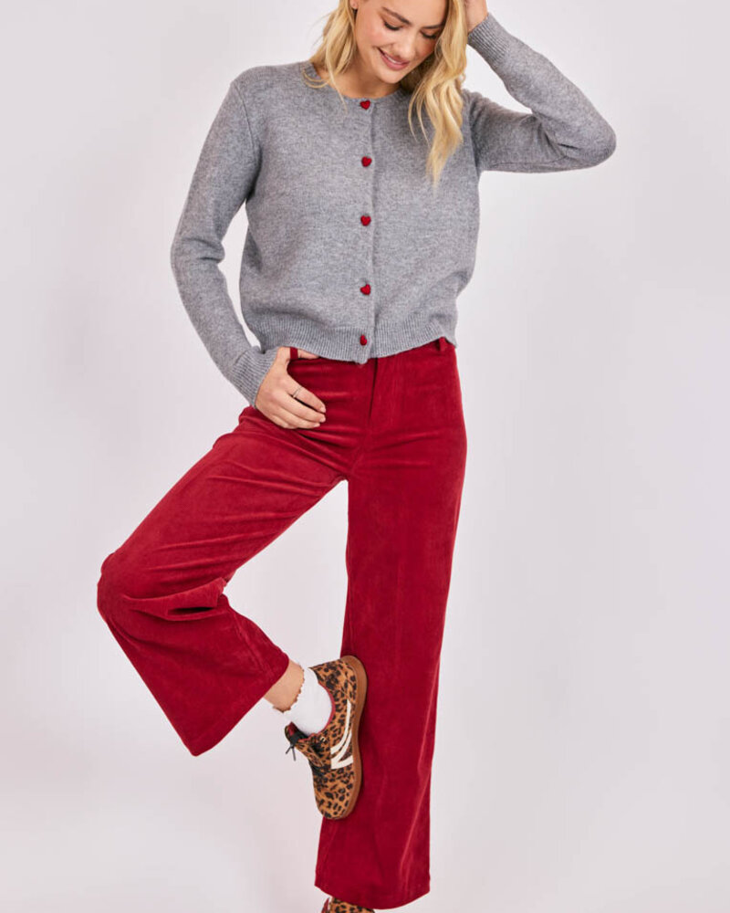 Leighton Heart Button Cardi