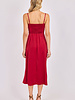 Romy Satin Midi Dress