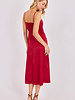 Romy Satin Midi Dress