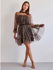MaKenna Tulle Dress | Leopard