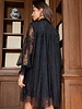 Ambre Lace Midi Dress | Black