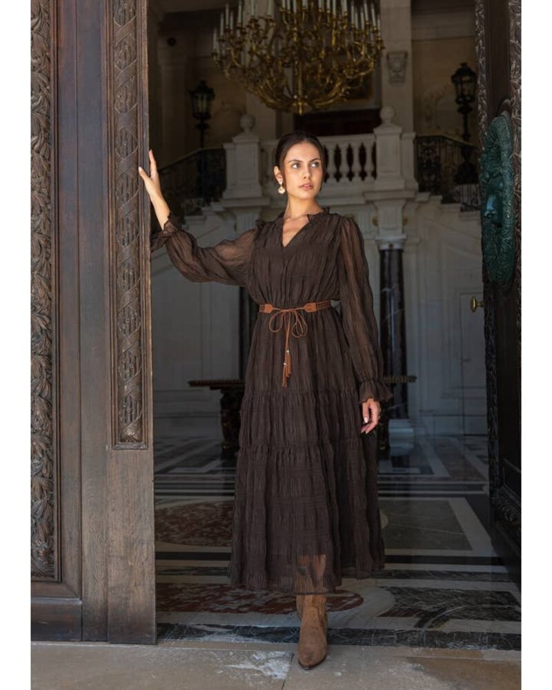 Jeanne Ruched Maxi Dress