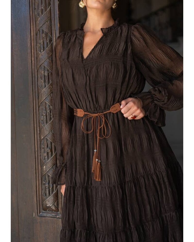 Jeanne Ruched Maxi Dress