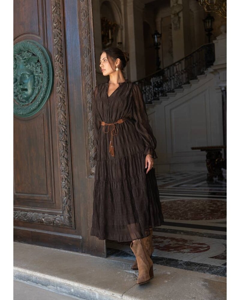 Jeanne Ruched Maxi Dress