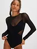 Free People All An Illusion Bodysuit | Black