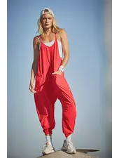 Free People Hot Shot Onesie | Cherry