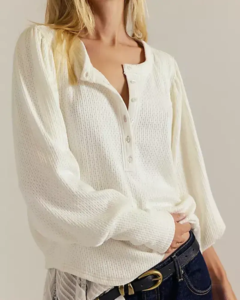 Free People Quinn Knit Thermal | Ivory