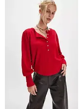 Free People Quinn Knit Thermal | Salsa