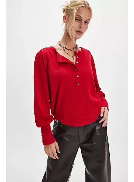 Free People Quinn Knit Thermal | Salsa