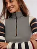 Free People Avery Zip Up | Black