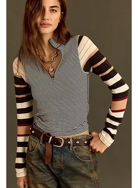 Free People Avery Zip Up | Black