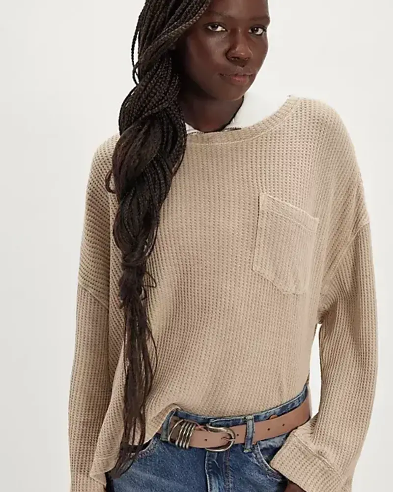 Free People Dawson Pocket Thermal | Stone