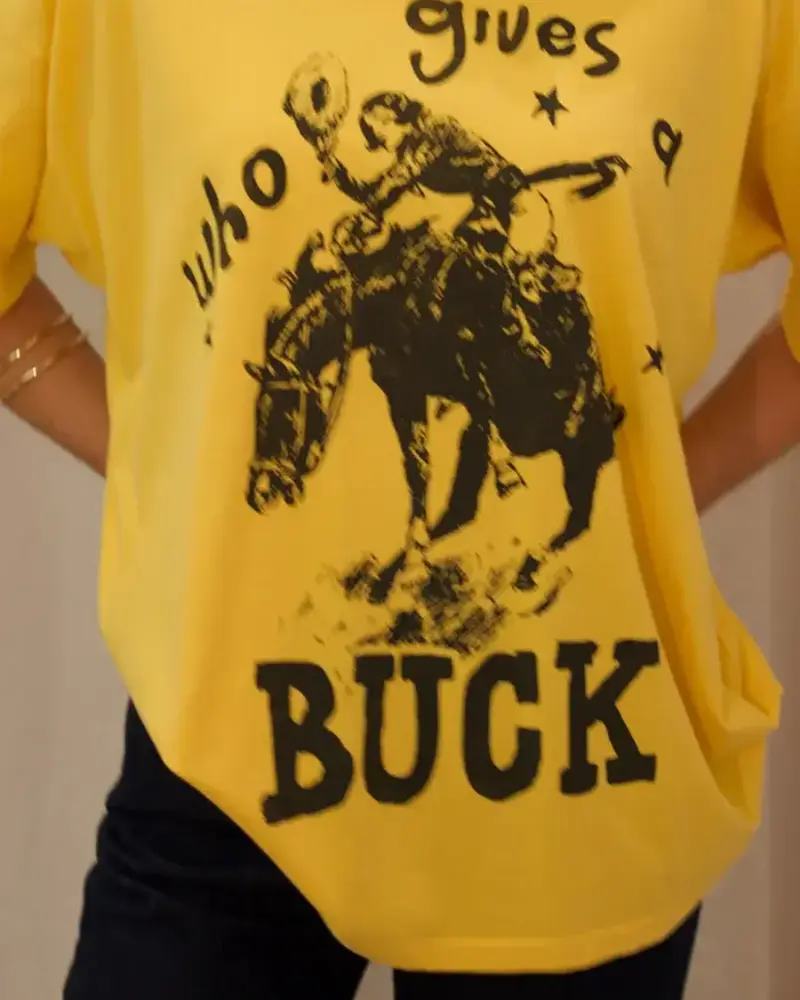 Who Gives a Buck Merch Tee