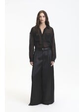 Grayson Sheer Shirt | Black